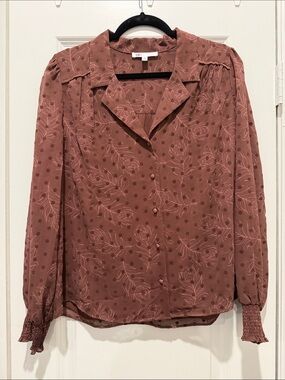 DR2 By Daniel Rainn Button-Front Blouse